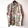 画像2: Pattern Shirt / Letter / size: XL (2)