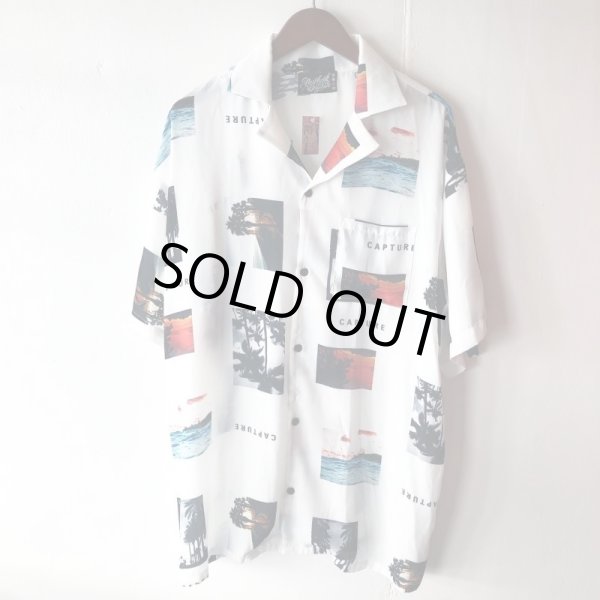 画像2: Pattern Shirt / White Photo / size: XL (2)