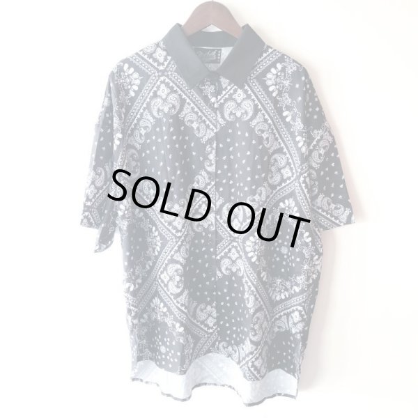 画像2: Pattern Shirt / Black paiz / size: 2XL (2)