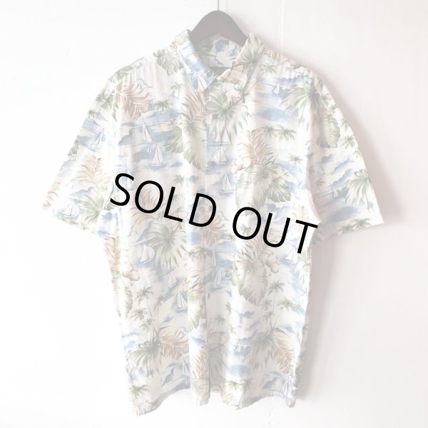画像2: Pattern Shirt / yacht / size: XL (2)