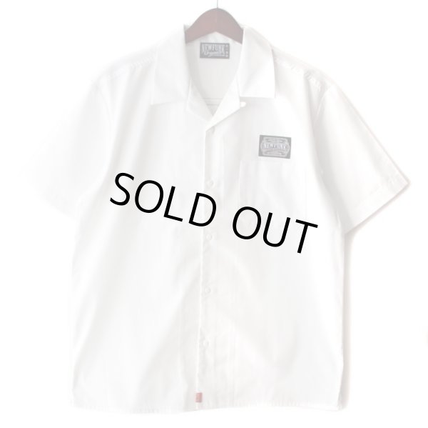 画像1: 【NEWFUNK】AMKZTAG OPEN COLLAR SHIRT (White) (1)