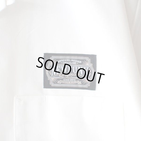 画像4: 【NEWFUNK】AMKZTAG OPEN COLLAR SHIRT (White) (4)