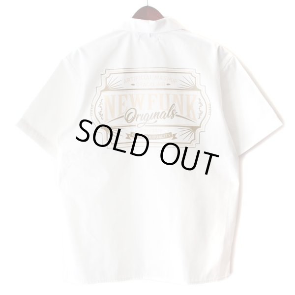 画像2: 【NEWFUNK】AMKZTAG OPEN COLLAR SHIRT (White) (2)