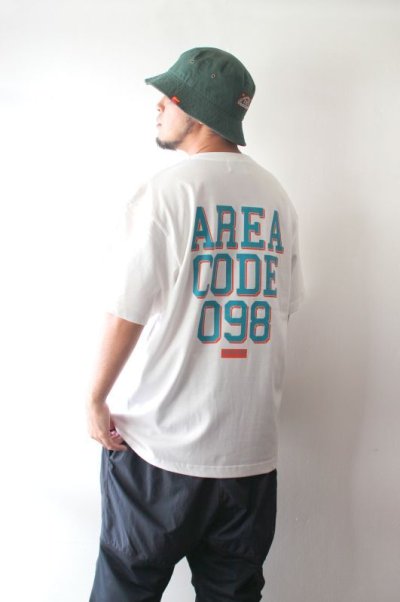 画像1: 【NEWFUNK】AREA CODE 098 TEE (White)