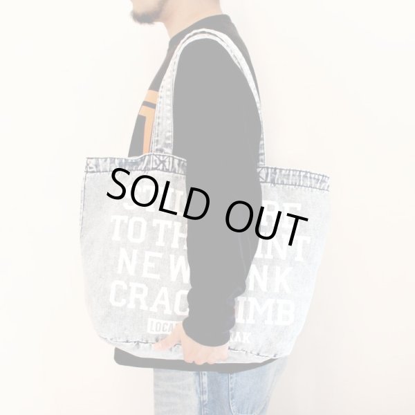 画像4: 【NEWFUNK】Denim Tote Bag (Wash) (4)