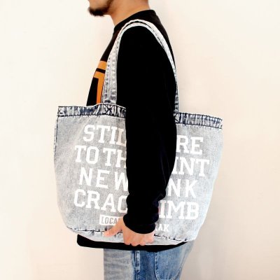 画像1: 【NEWFUNK】Denim Tote Bag (Wash)