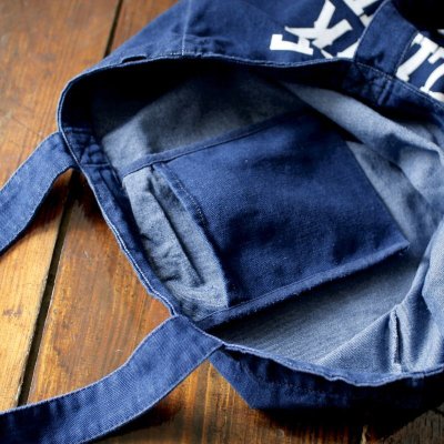 画像3: 【NEWFUNK】Denim Tote Bag (Bule)