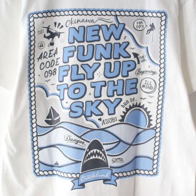 画像1: 【NEWFUNK】FLY UP TEE (White)