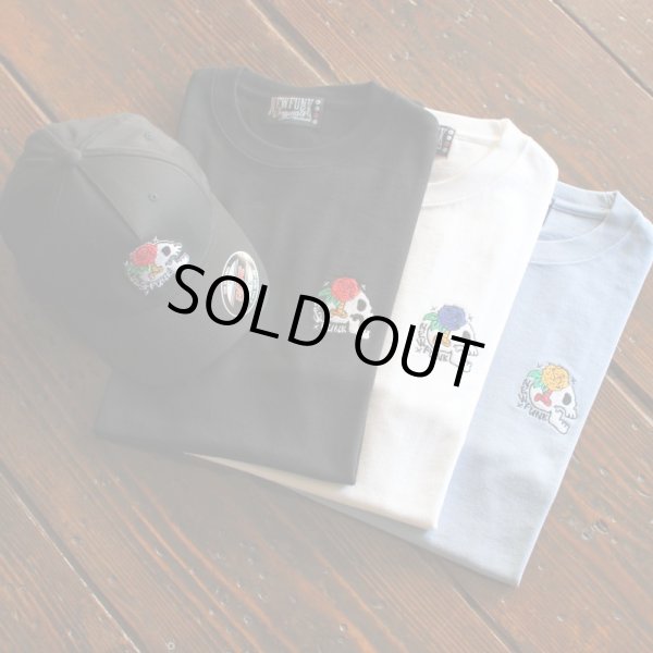 画像6: 【NEWFUNK】SKULL FLOWER TEE (White) (6)