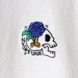 画像3: 【NEWFUNK】SKULL FLOWER TEE (White) (3)