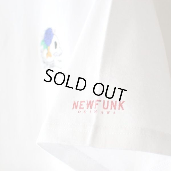 画像4: 【NEWFUNK】SKULL FLOWER TEE (White) (4)