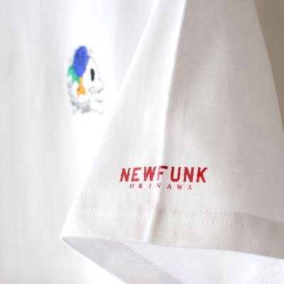 画像3: 【NEWFUNK】SKULL FLOWER TEE (White)