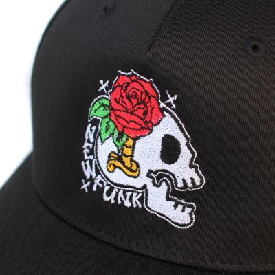 画像1: 【NEWFUNK】SKULL FLOWER B.B. CAP