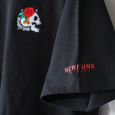 画像3: 【NEWFUNK】SKULL FLOWER TEE (Black)