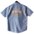 画像2: 【NEWFUNK】AMKZTAG Chambray Work Shirt (2)