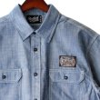 画像3: 【NEWFUNK】AMKZTAG Chambray Work Shirt (3)