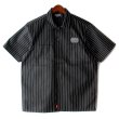 画像1: 【NEWFUNK】AMKZTAG STRIPE SHIRT (Black) (1)