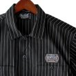 画像3: 【NEWFUNK】AMKZTAG STRIPE SHIRT (Black) (3)