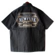 画像2: 【NEWFUNK】AMKZTAG STRIPE SHIRT (Black) (2)