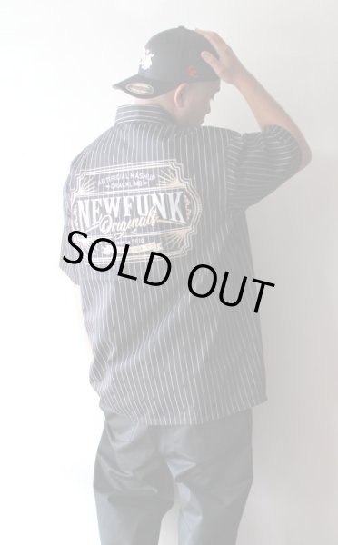 画像8: 【NEWFUNK】AMKZTAG STRIPE SHIRT (Black) (8)