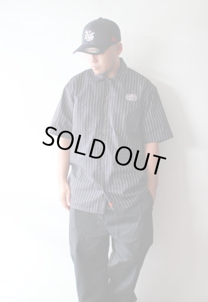 画像7: 【NEWFUNK】AMKZTAG STRIPE SHIRT (Black) (7)