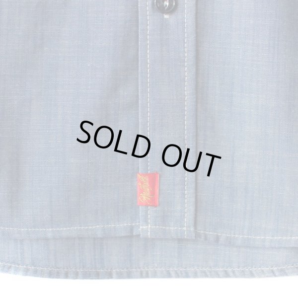 画像5: 【NEWFUNK】AMKZTAG Chambray Long Sleeve Work Shirt (5)