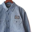 画像3: 【NEWFUNK】AMKZTAG Chambray Long Sleeve Work Shirt (3)