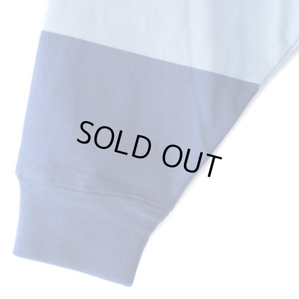 画像3: 【NEWFUNK】Short Length Rugby Shirt (Blue) (3)