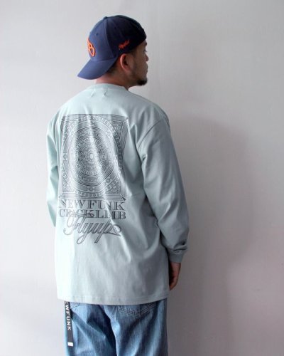 画像1: 【NEWFUNK】PINJAM LONG SLEEVE SHIRT (Smoky Green)