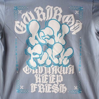 画像1: 【NEWFUNK】GRRN LONG SLEEVE SHIRT (Smoky Blue)