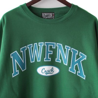 画像1: 【NEWFUNK】McG CREW NECK SWEAT (Ivy Green)