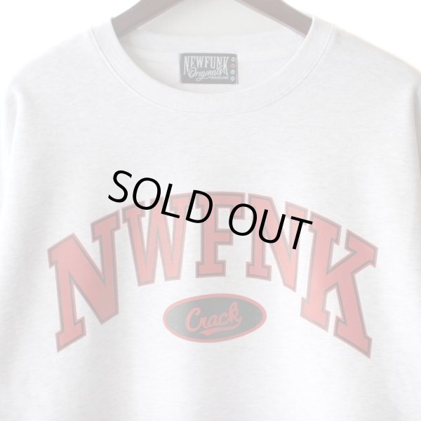 画像3: 【NEWFUNK】McG CREW NECK SWEAT (Light Gray) (3)