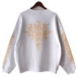 画像2: ＊SALE＊【NEWFUNK】Roughing CREW NECK SWEAT (Light Gray) (2)