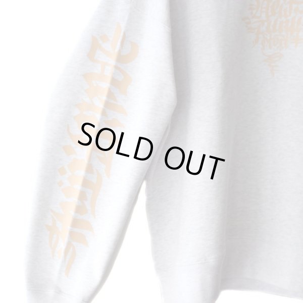 画像5: *SALE*【NEWFUNK】Roughing CREW NECK SWEAT (Light Gray) (5)