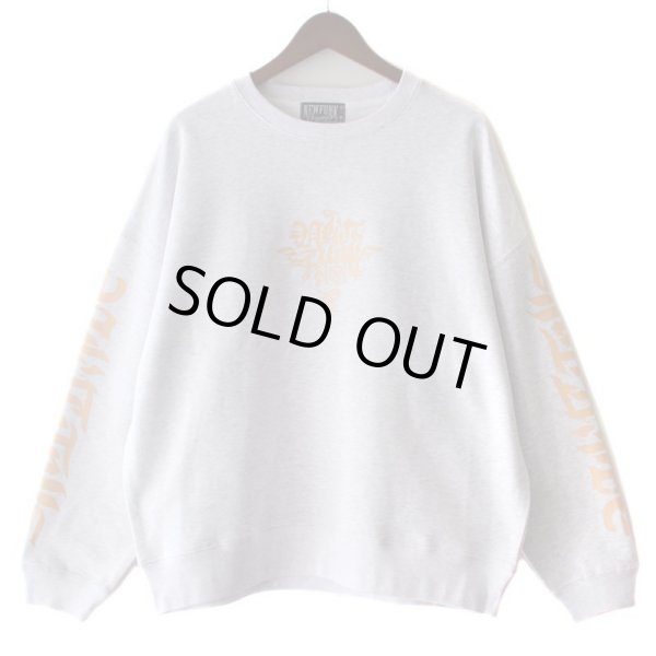 画像1: ＊SALE＊【NEWFUNK】Roughing CREW NECK SWEAT (Light Gray) (1)