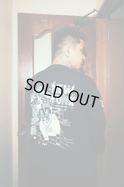 画像8: 【NEWFUNK】SIBA "COOL J" LONG SLEEVE SHIRT (Black) (8)