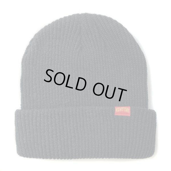 画像1: 【NEWFUNK】SHORT KNIT CAP (Black) (1)