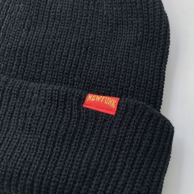 画像2: 【NEWFUNK】SHORT KNIT CAP (Black)