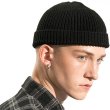 画像3: 【NEWFUNK】SHORT KNIT CAP (Black) (3)