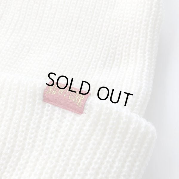 画像2: 【NEWFUNK】SHORT KNIT CAP (White) (2)