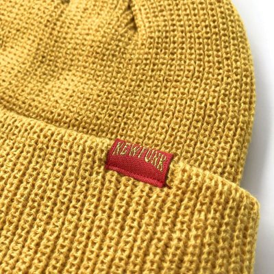 画像2: 【NEWFUNK】SHORT KNIT CAP (Yellow)