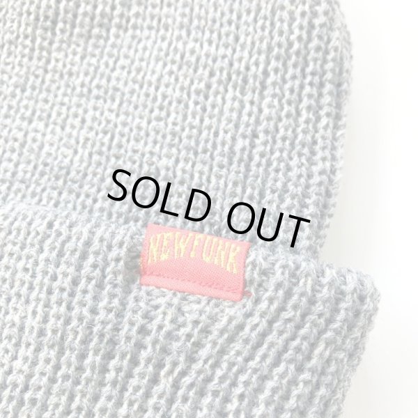 画像2: 【NEWFUNK】SHORT KNIT CAP (Gray) (2)