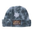 画像1: 【NEWFUNK】TIEDYE SHORT KNIT CAP (Blue)  (1)