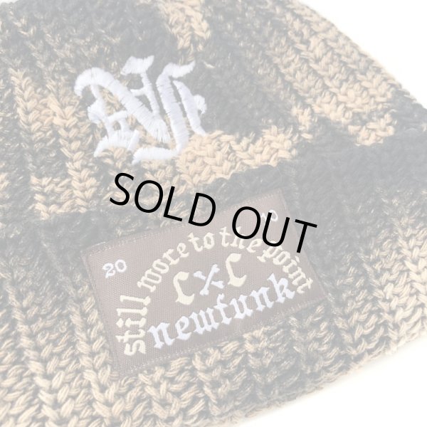 画像2: 【NEWFUNK】TIEDYE SHORT KNIT CAP (Black)  (2)