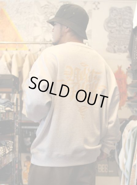 画像6: *SALE*【NEWFUNK】Roughing CREW NECK SWEAT (Light Gray) (6)