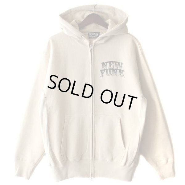 画像2: 【NEWFUNK】DRIVE ZIP HOODIE (Smoky Beige) (2)