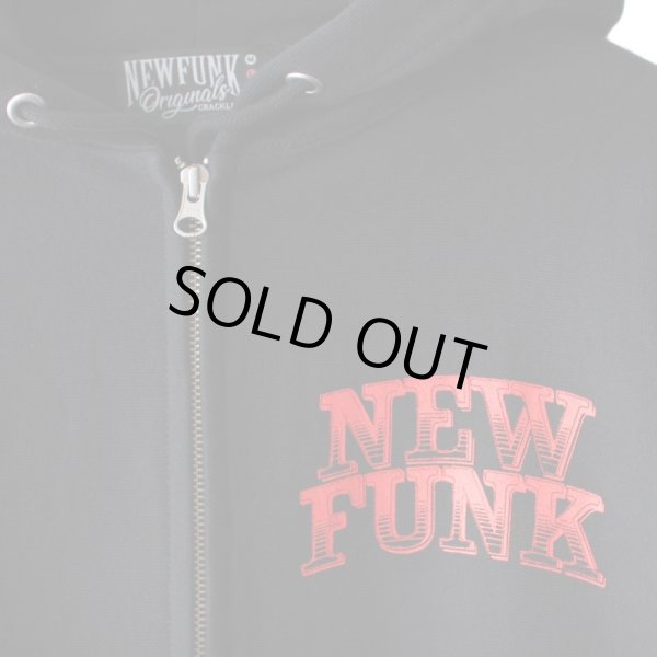 画像3: 【NEWFUNK】DRIVE ZIP HOODIE (Black) (3)