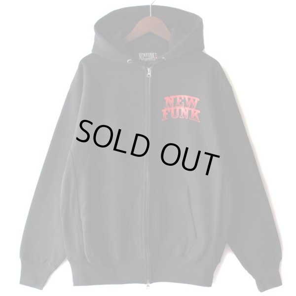 画像2: 【NEWFUNK】DRIVE ZIP HOODIE (Black) (2)