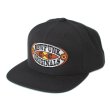 画像1: 【NEWFUNK】CROSS SNAPBACK CAP (Black) (1)