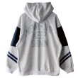 画像2: 【NEWFUNK】LINE ZIP HOODIE (Gray) (2)